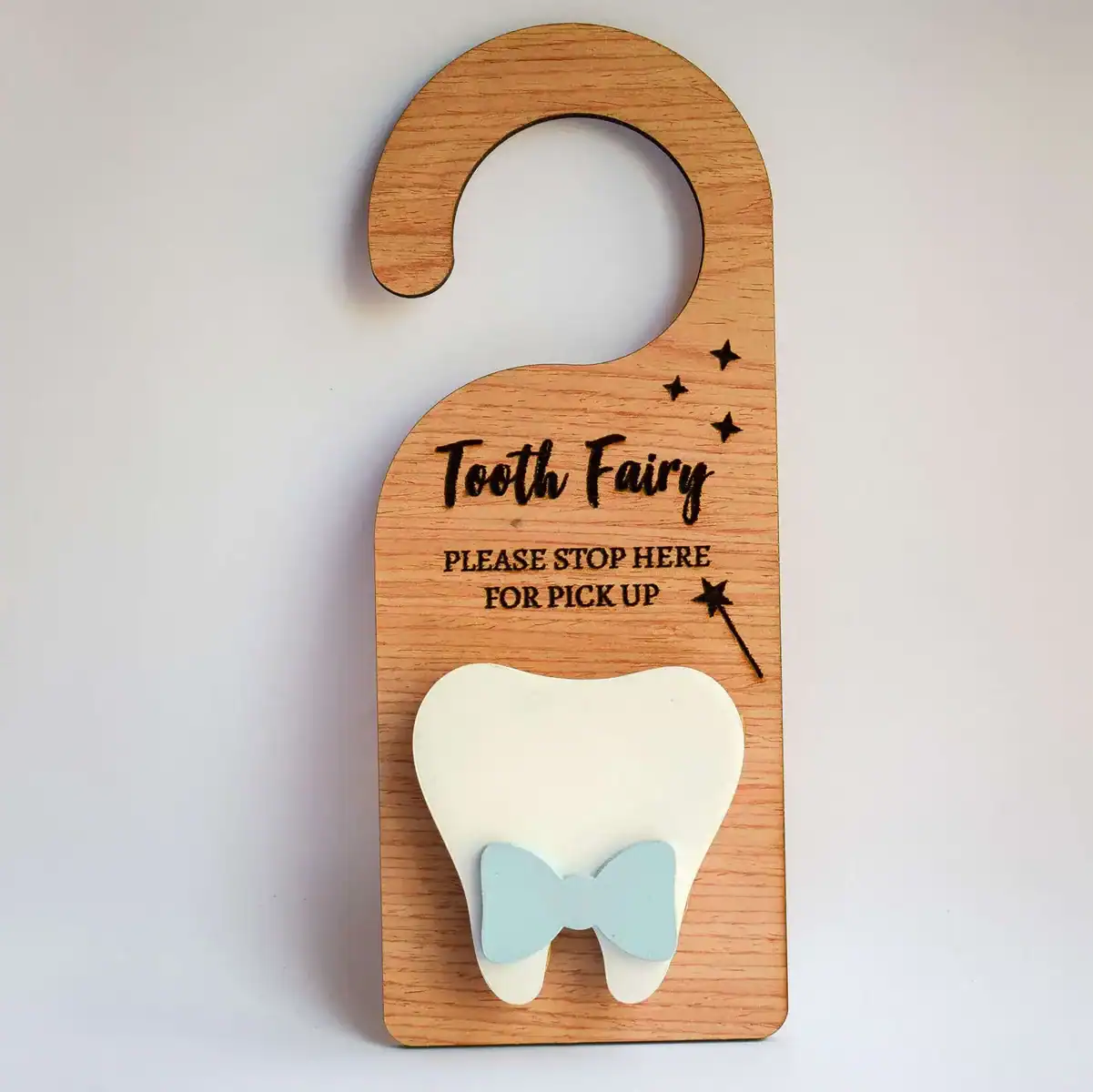 Blue Tooth Fairy Door Hanger Webp